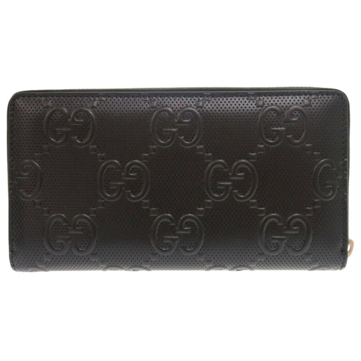 Gucci Black Leather Long Wallet (Bi-Fold) ( )