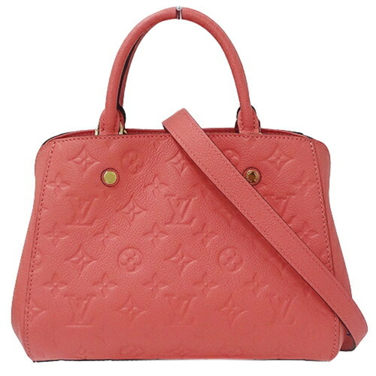 LOUIS VUITTON Bag Monogram Implant Women's Handbag Shoulder 2way Montaigne BB Blossom M42295 Pink