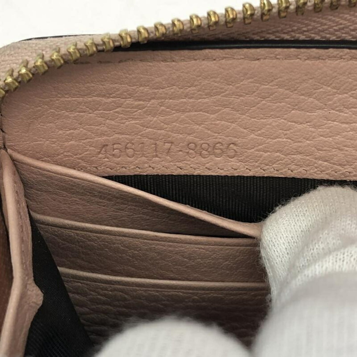 Gucci Pink Gg Canvas Long Wallet (Bi-Fold) ( )