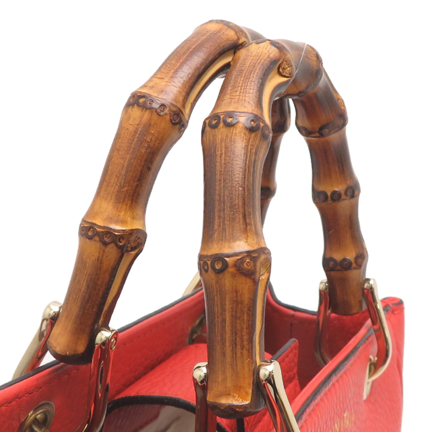 Gucci Orange Leather Handbag ( )