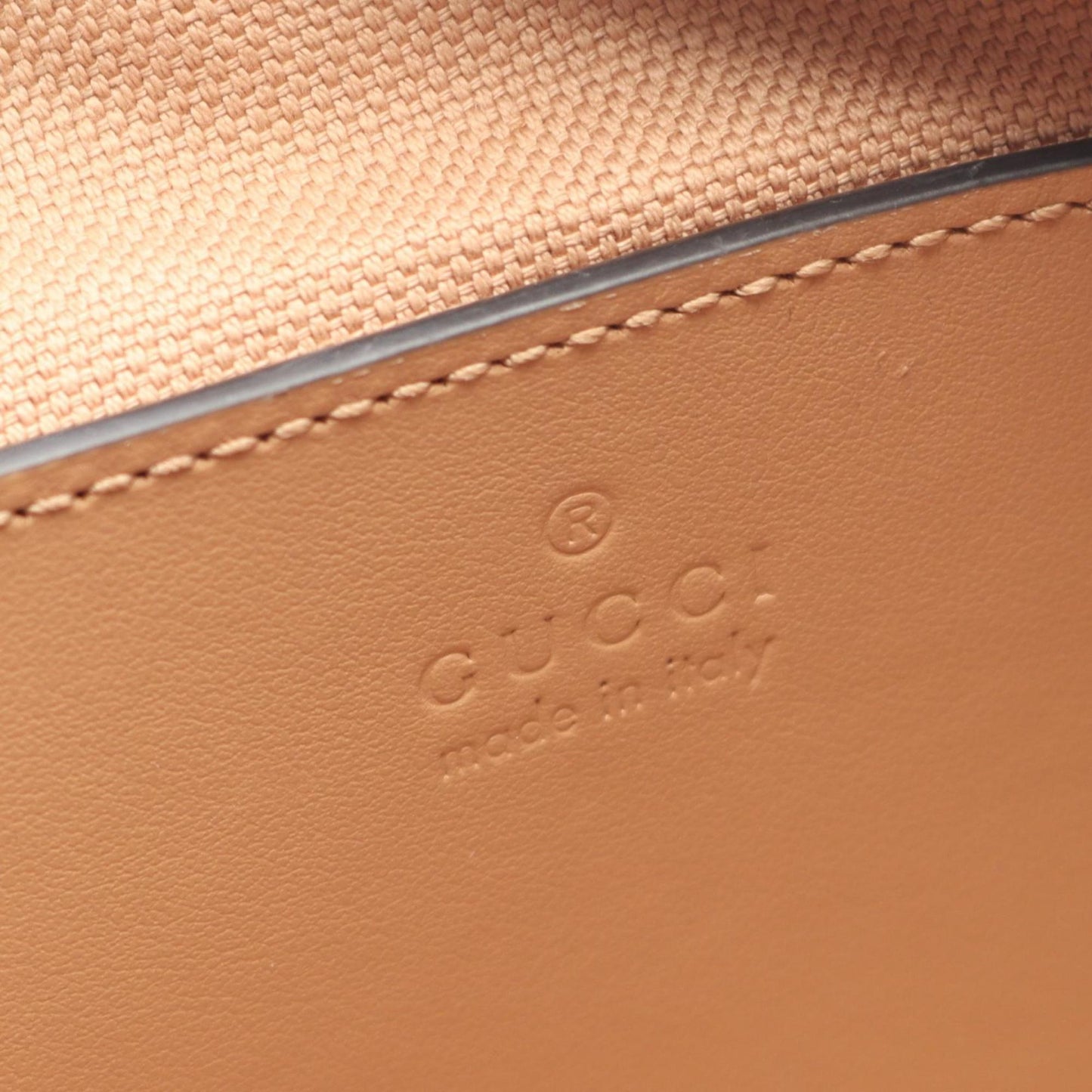 Gucci Beige Leather Handbag ( )