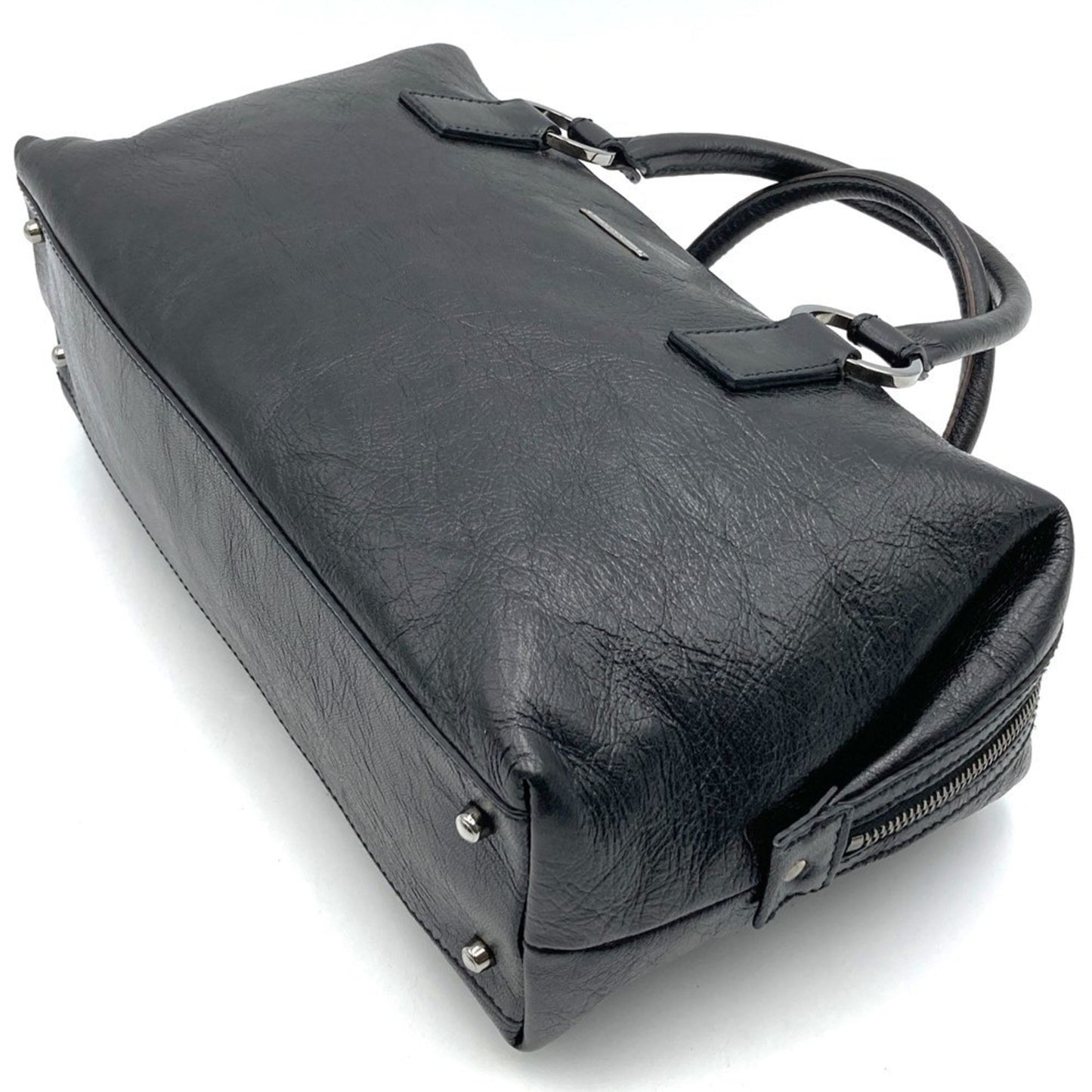 Gucci Black Leather Handbag ( )