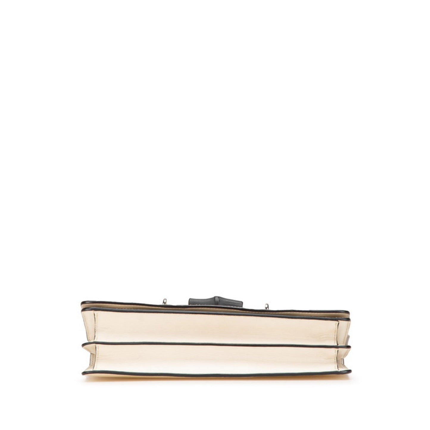Gucci Gray White Leather Shoulder Bag ( )