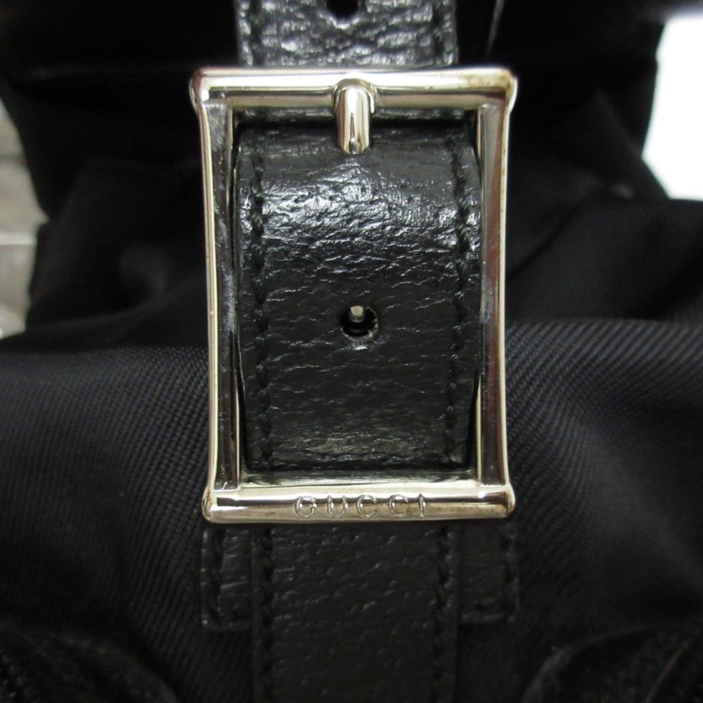 Gucci Black Nylon Backpack ( )