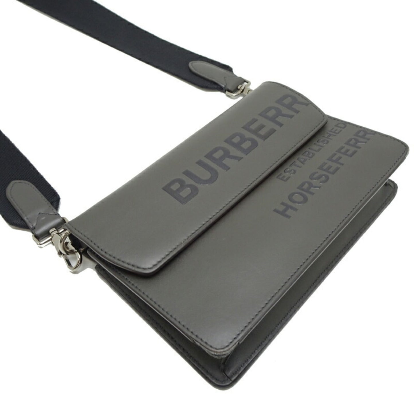 Burberry Brown Coated Canvas Shoulder Bag ( )