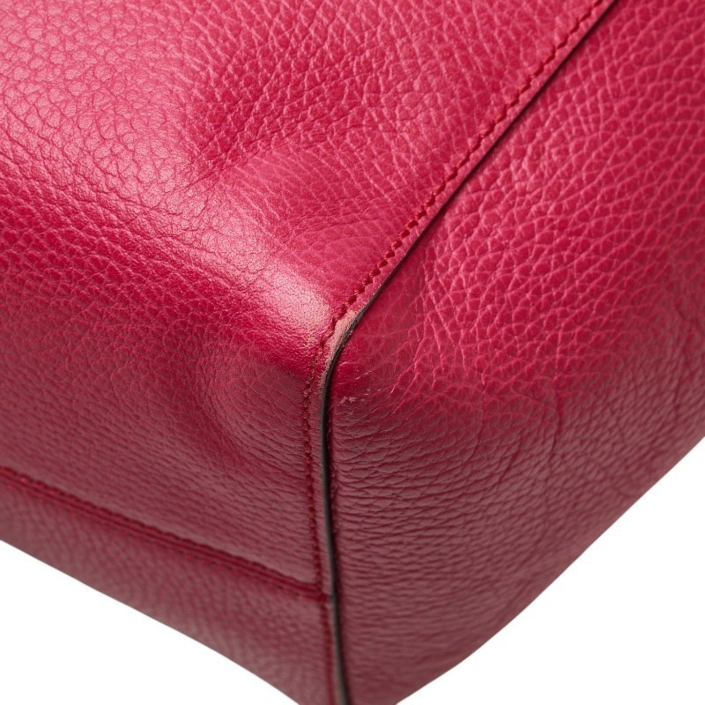 Gucci Pink Leather Tote Bag ( )