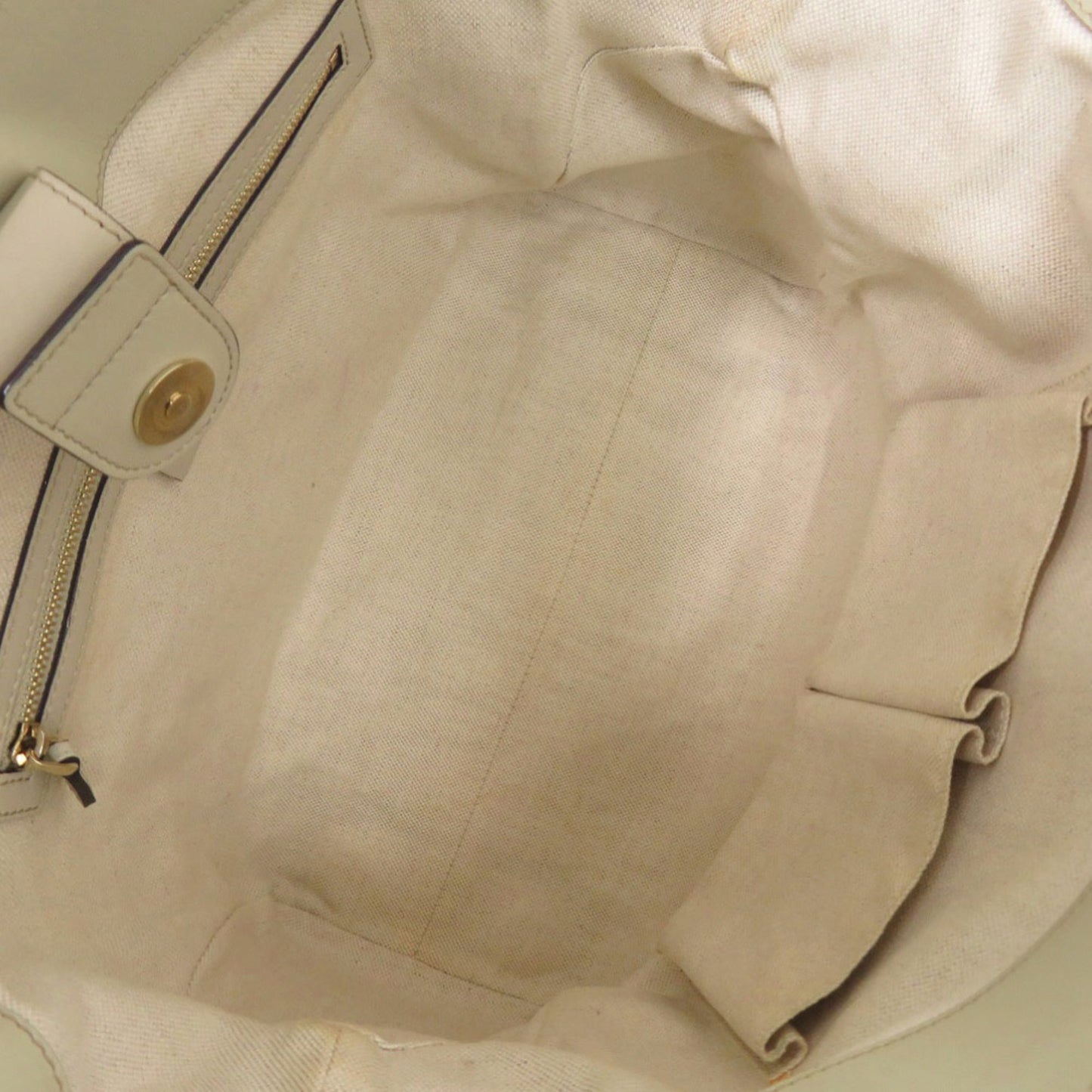 Gucci Beige Gg Canvas Tote Bag ( )