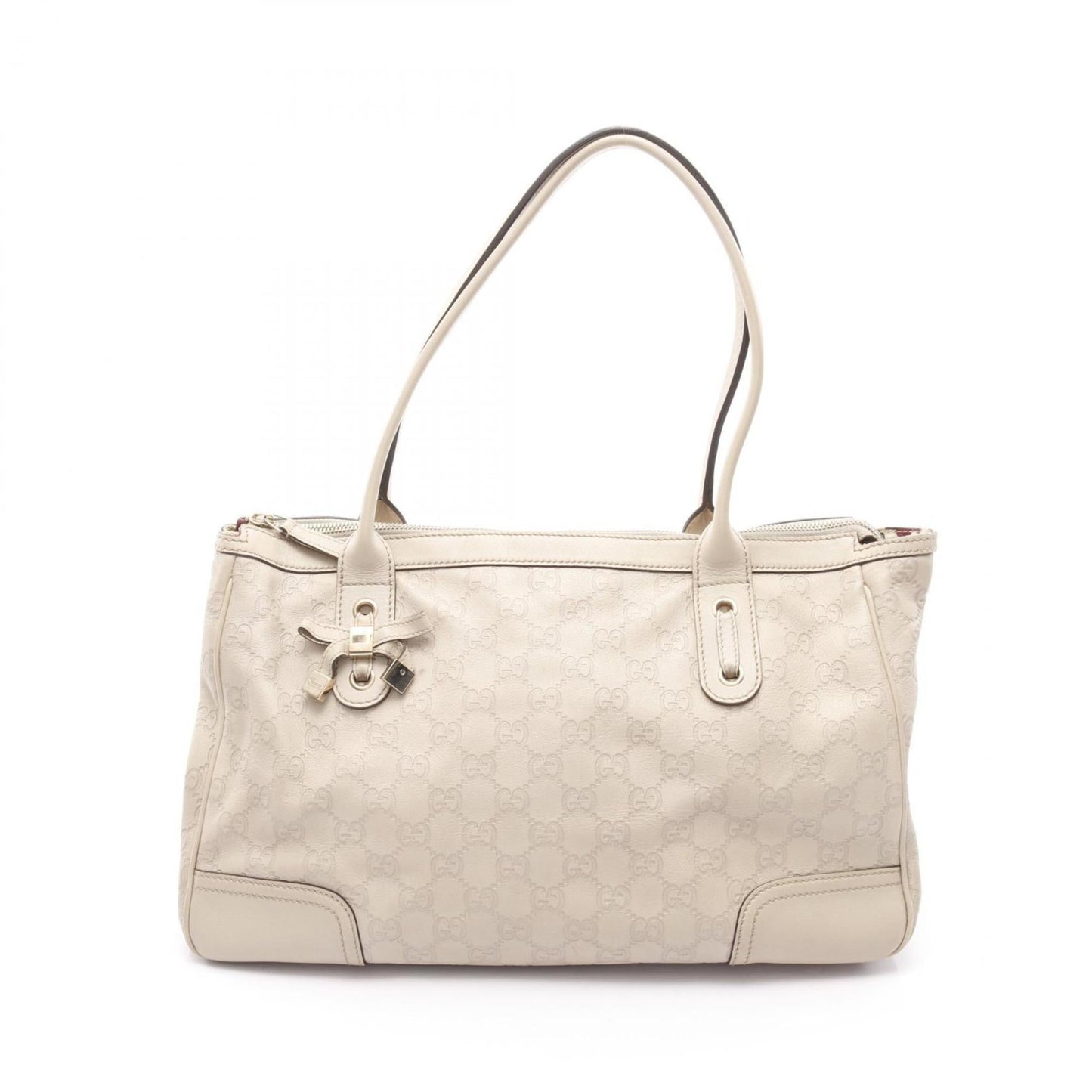 Gucci Beige Leather Tote Bag ( )