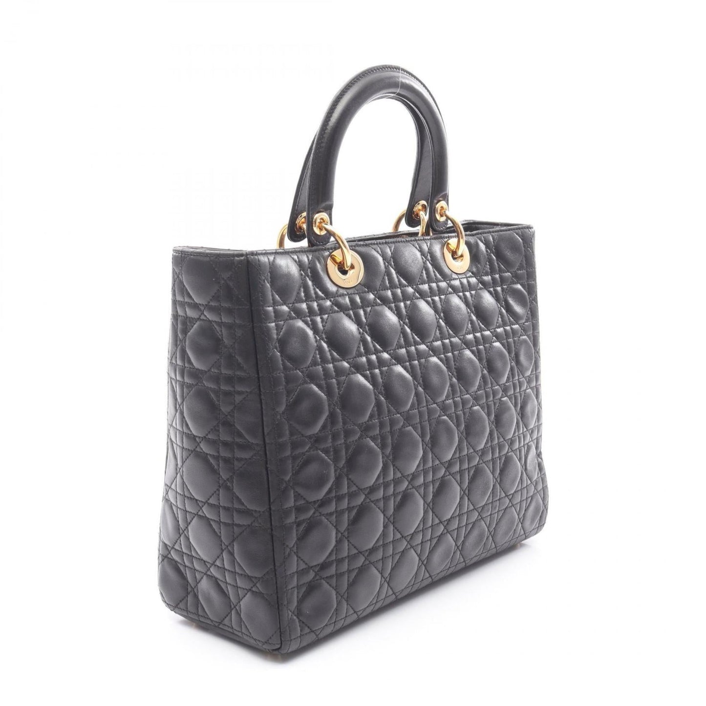 Christian Dior Black Leather Handbag ()