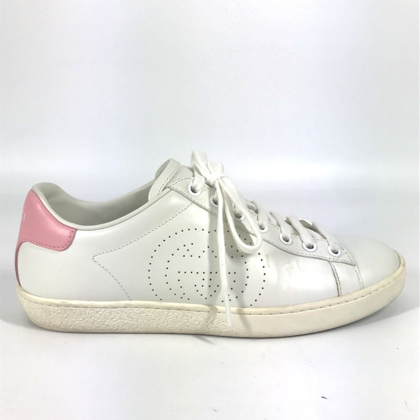 Gucci Pink White Sneakers ( )