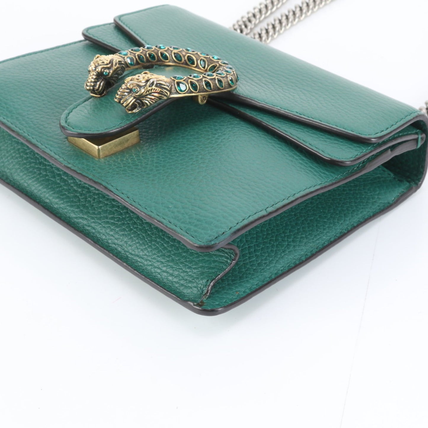 Gucci Green Leather Shoulder Bag ( )