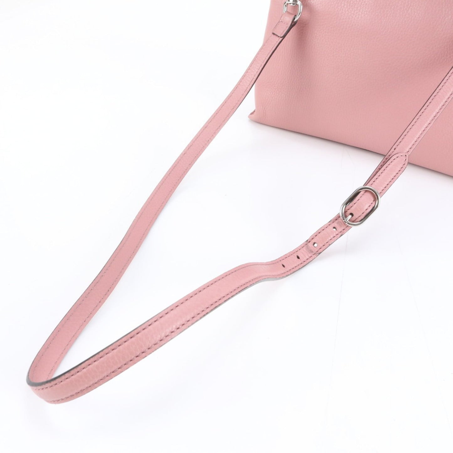 Gucci Pink Leather Shoulder Bag ( )
