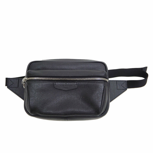 Louis Vuitton Bumback Outdoor Body Bag Taiga Black Waist Pouch Men's