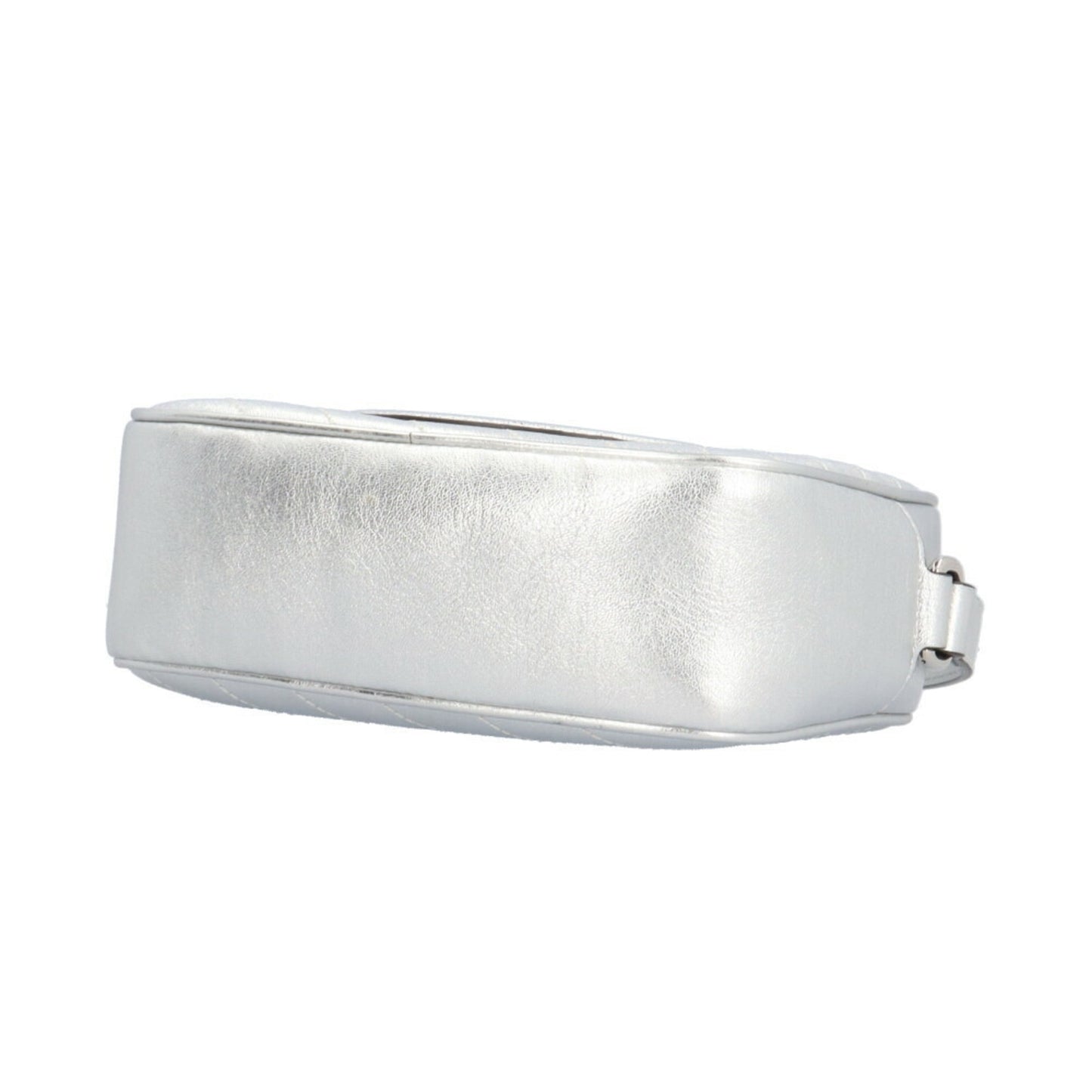 Gucci Silver Leather Shoulder Bag ( )