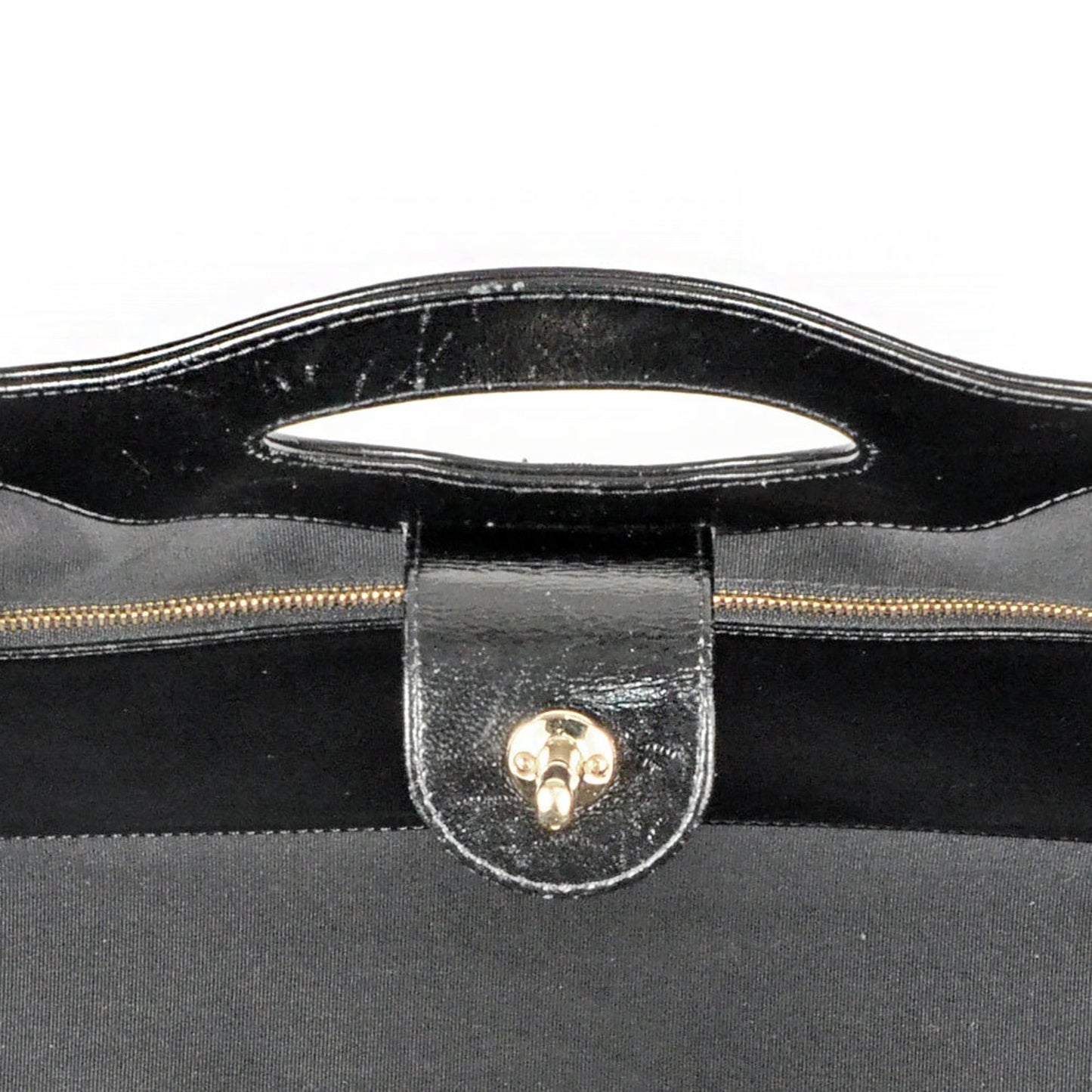 Gucci Black Leather Handbag Shoulder Bag ( )
