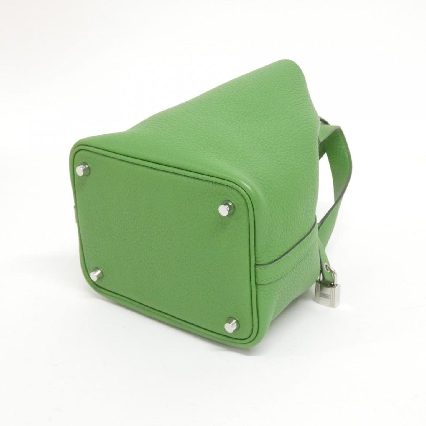Hermes Picotin Vert Taurillon Clemence Leather Handbag ( )