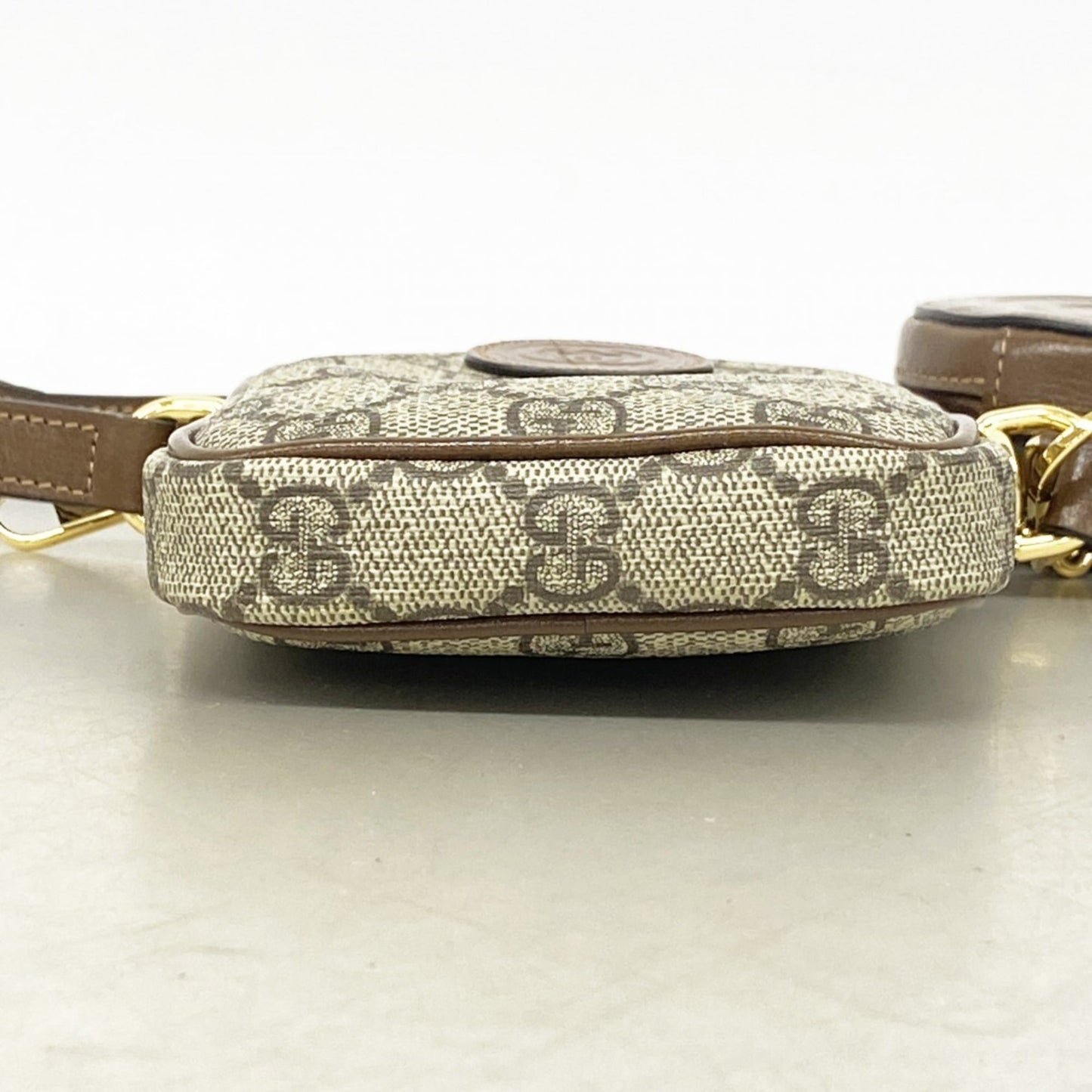 Gucci Brown Pvc Shoulder Bag ( )