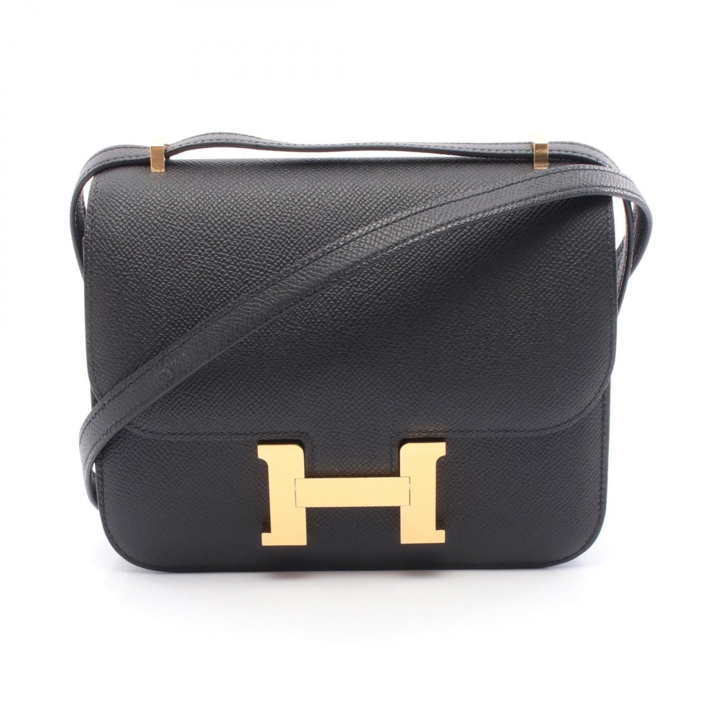 Hermes Constance Black Epsom Leather Leather Shoulder Bag ( )