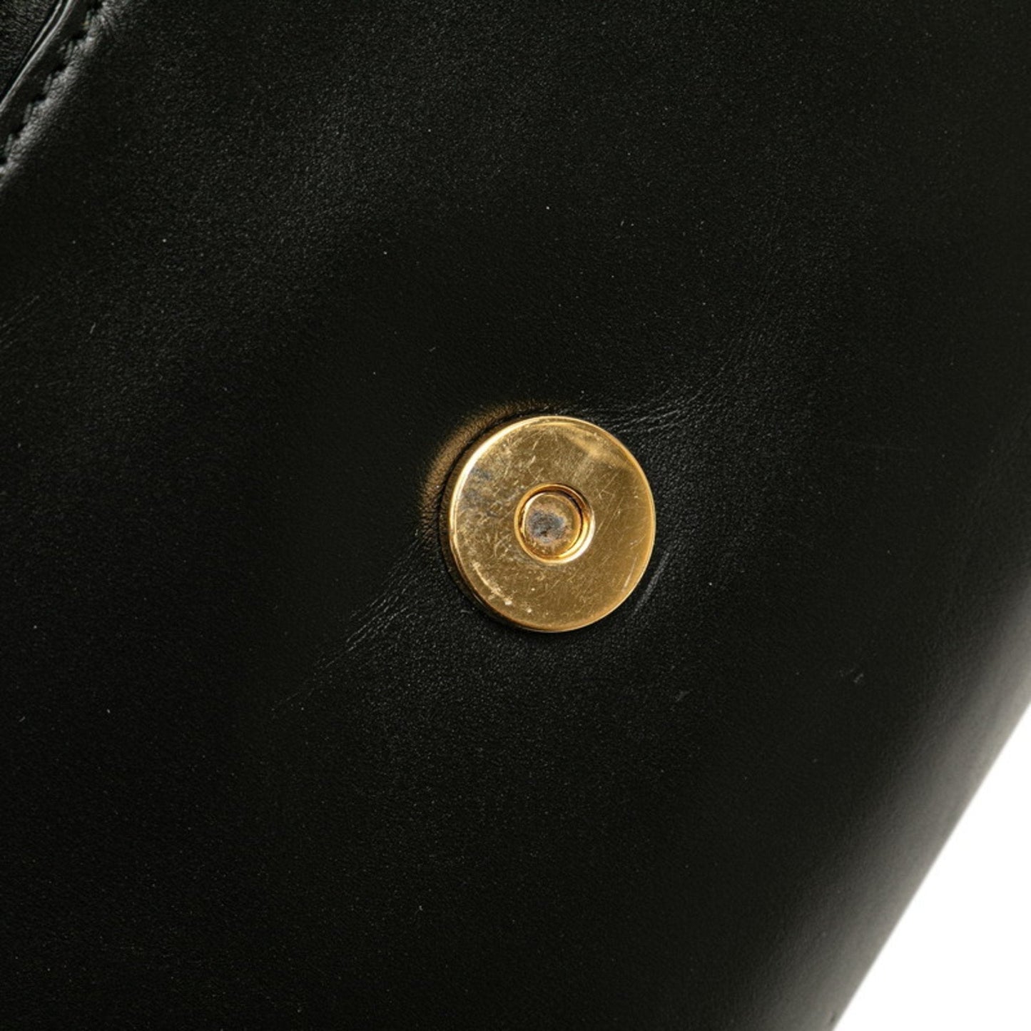 Gucci Black Leather Handbag Shoulder Bag ( )