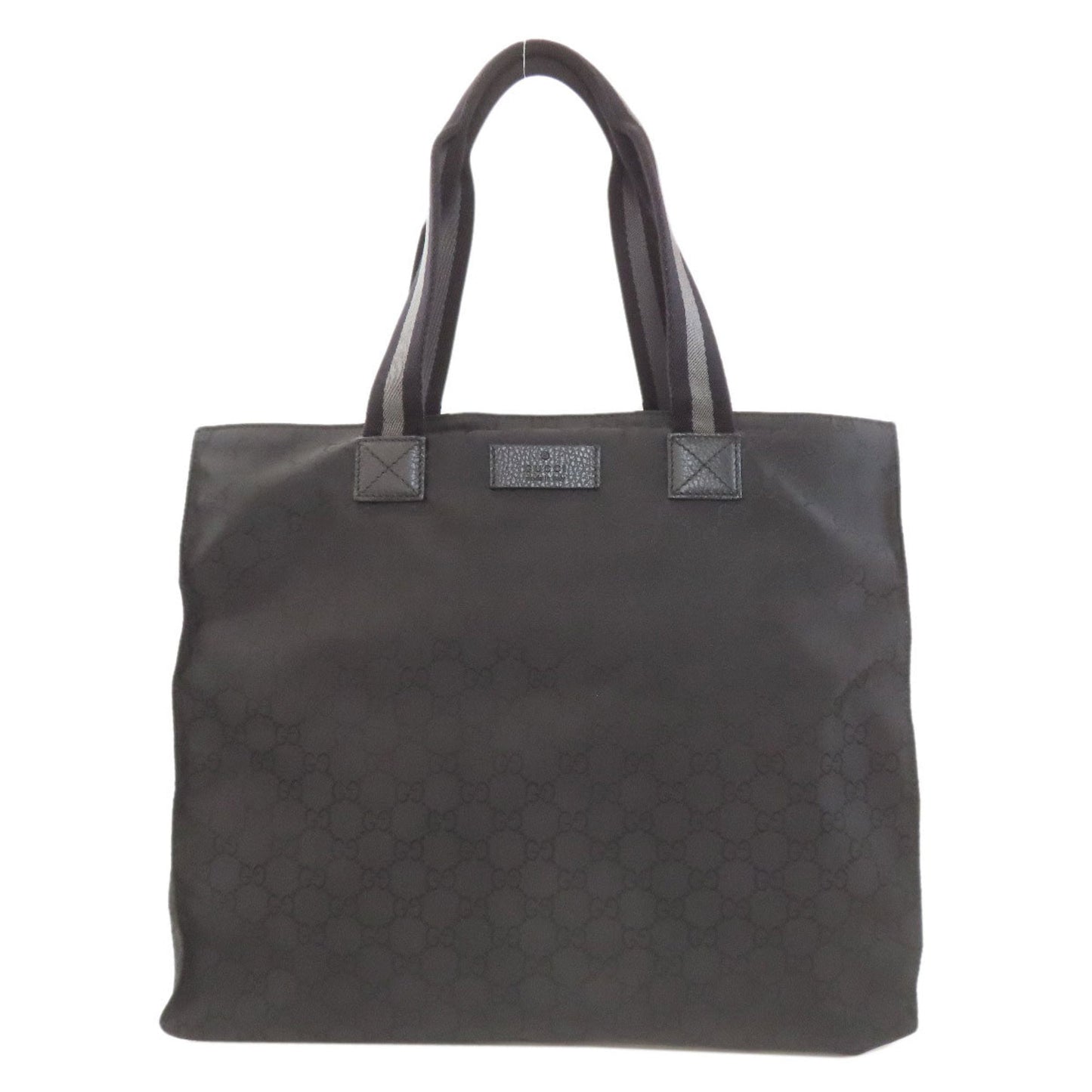 Gucci Black Nylon Canvas Tote Bag ( )