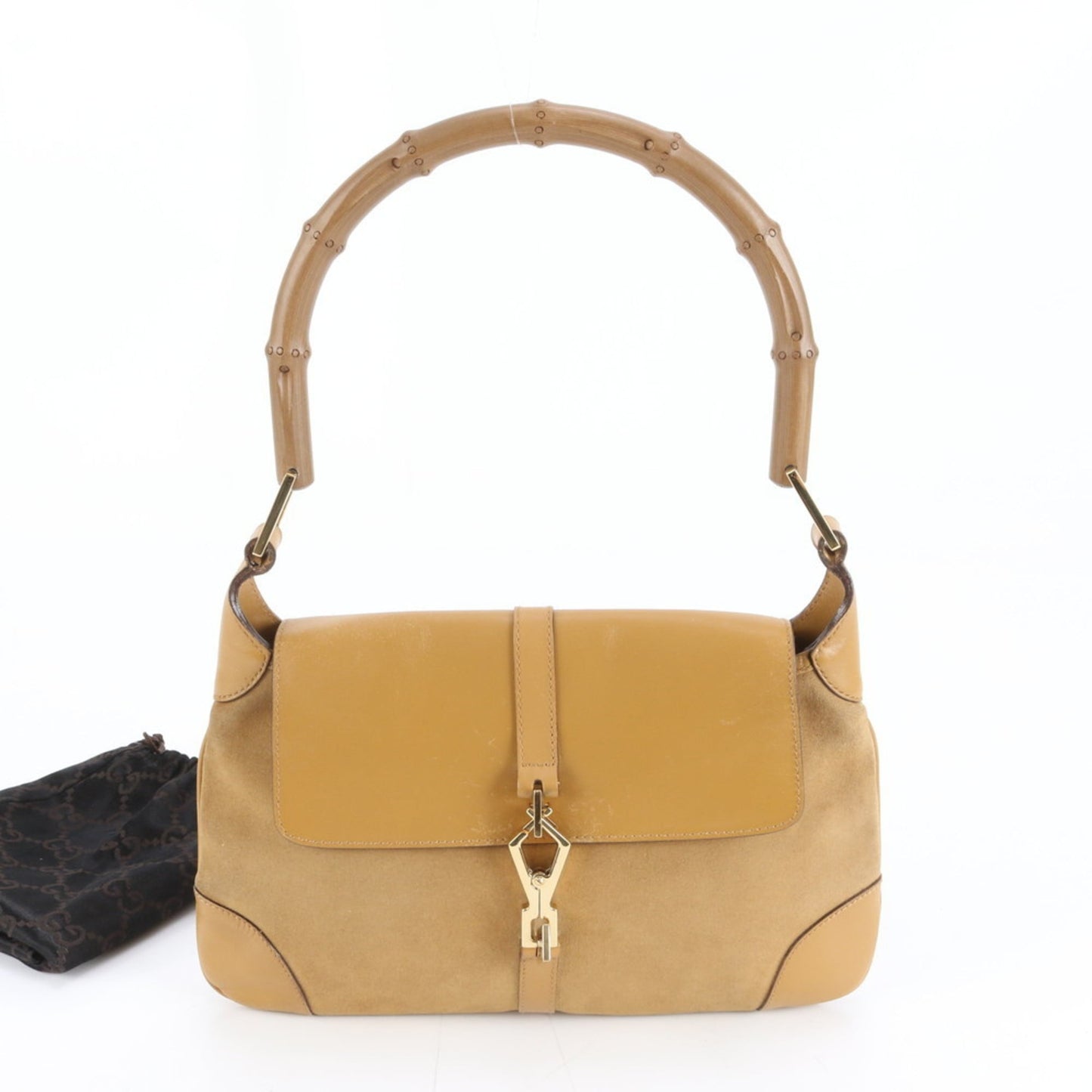 Gucci Brown Leather Shoulder Bag ( )