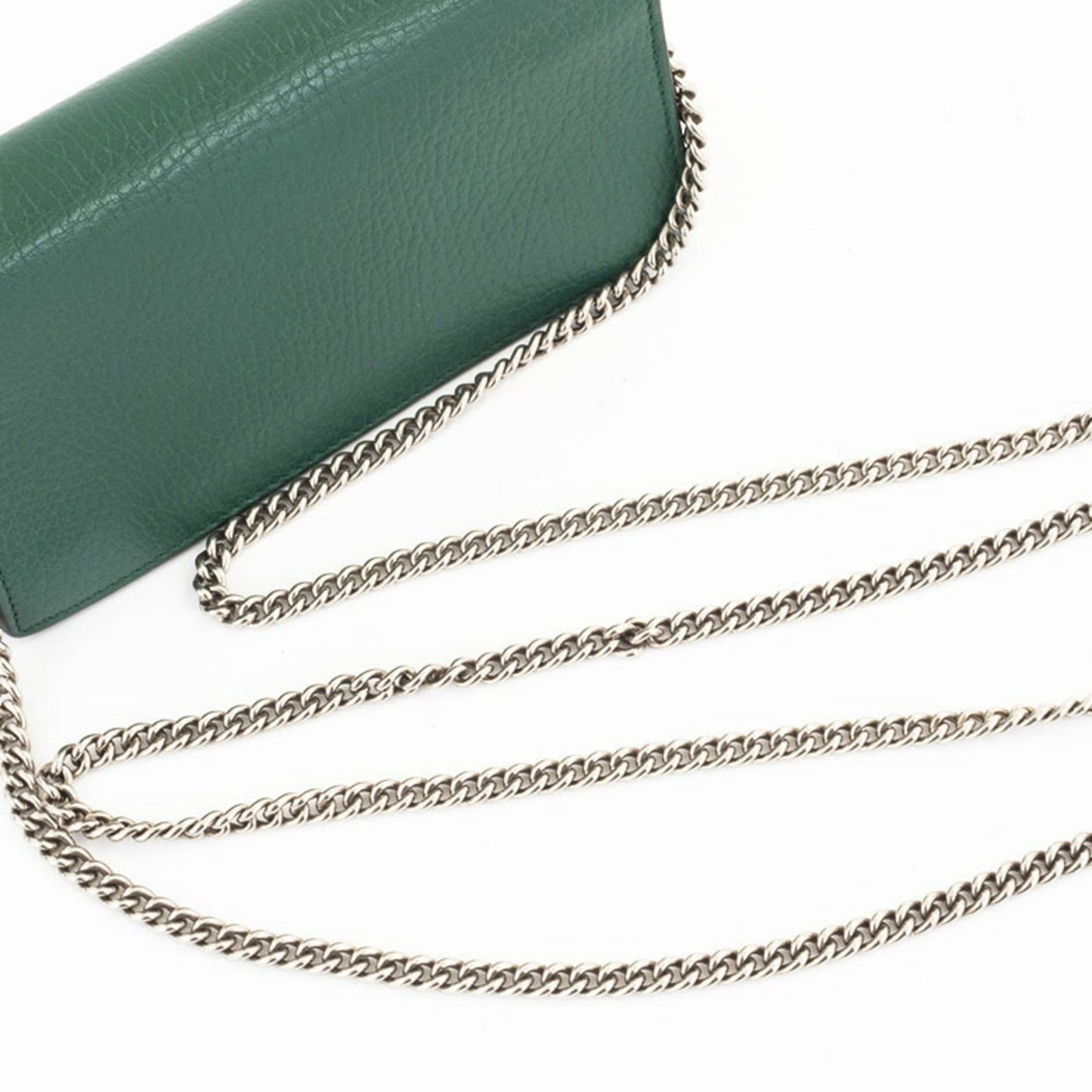 Gucci Green Leather Shoulder Bag ( )