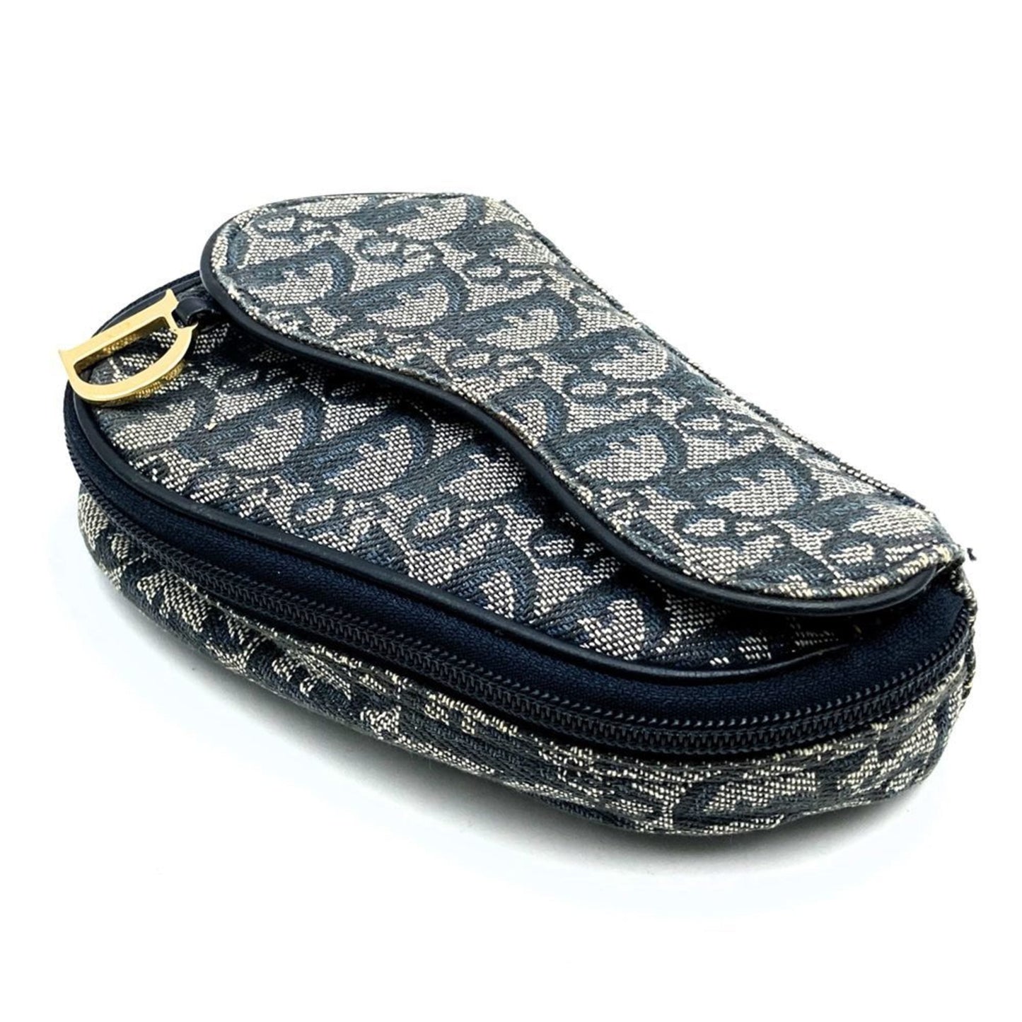 Christian Dior Navy Canvas Pouch ()