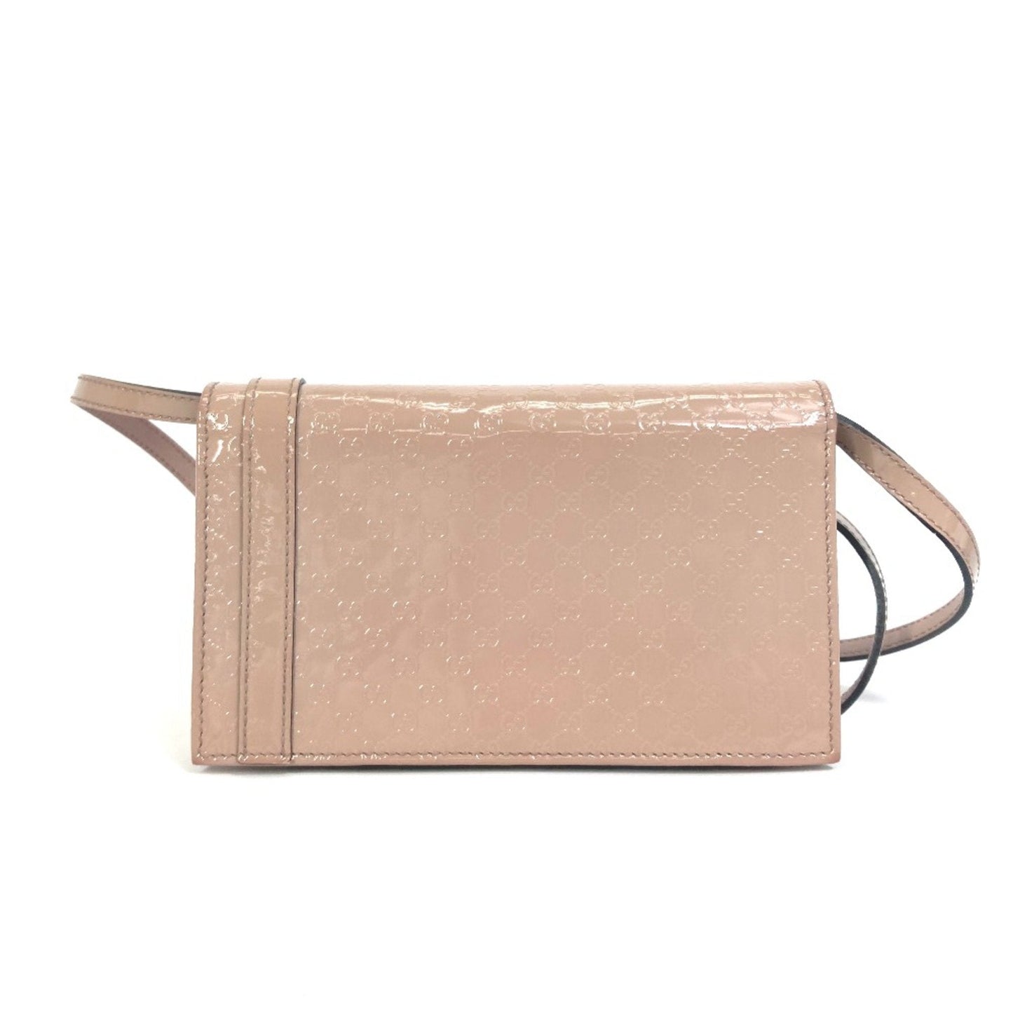 Gucci Beige Patent Leather Shoulder Bag ( )