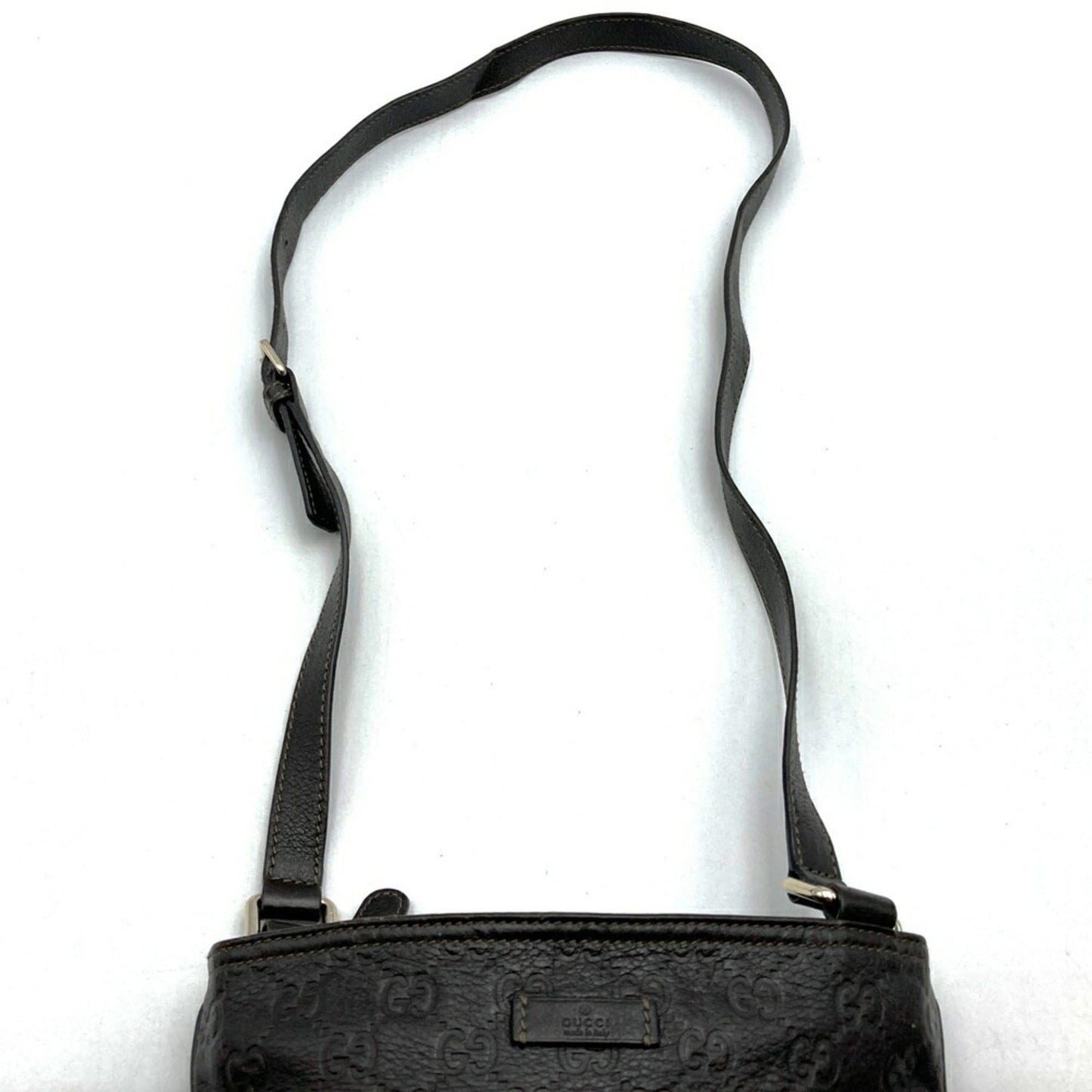 Gucci Brown Leather Shoulder Bag ( )