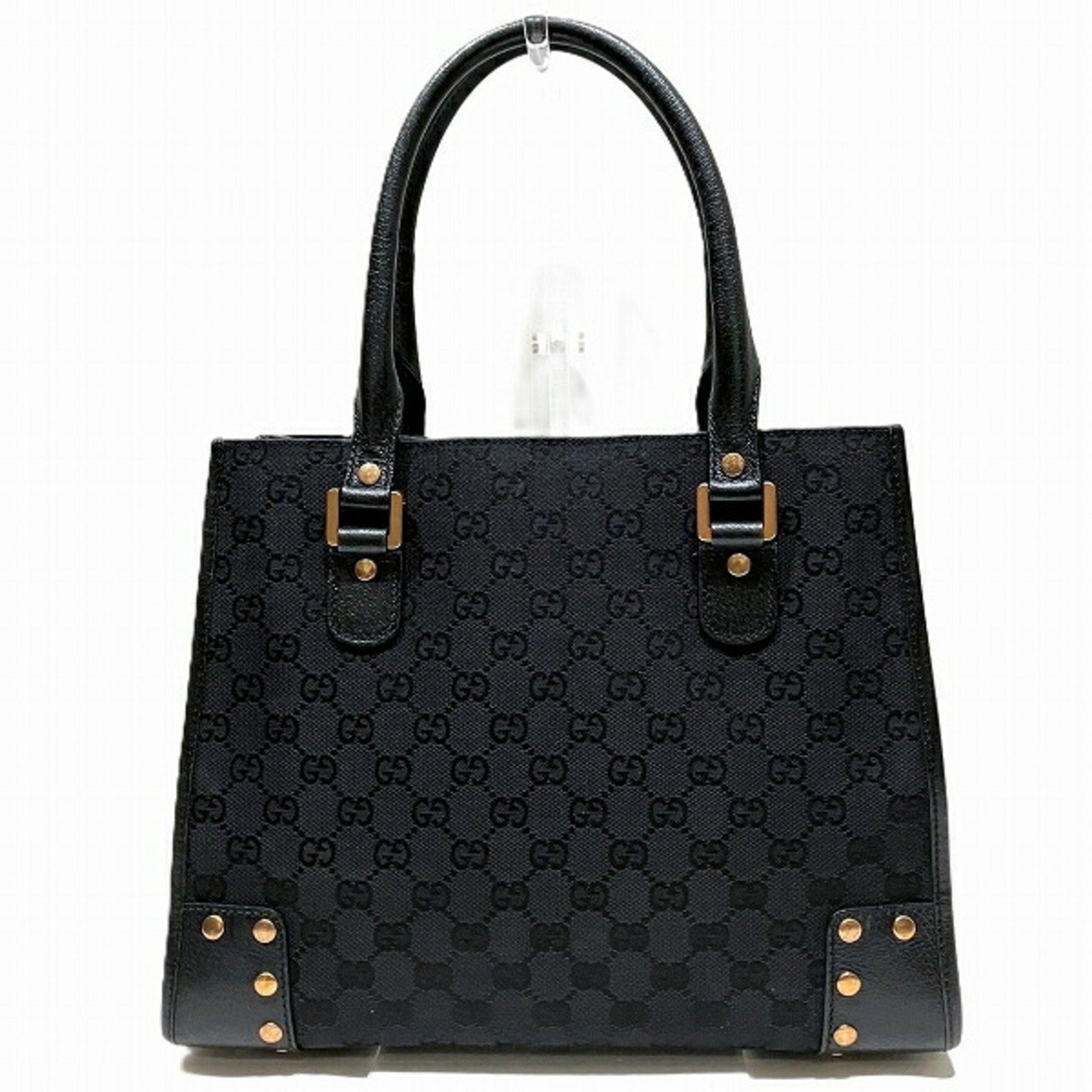 Gucci Leather Canvas Tote