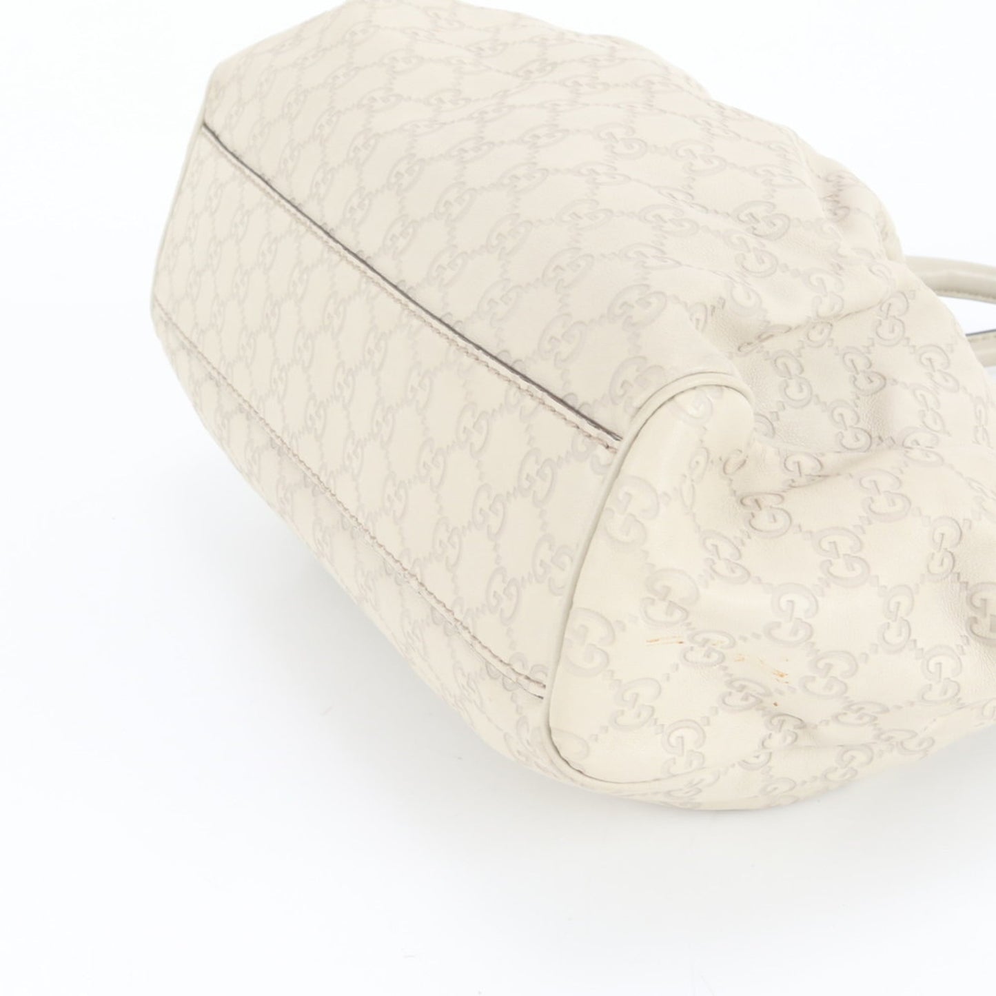 Gucci Ivory Leather Tote Bag ( )