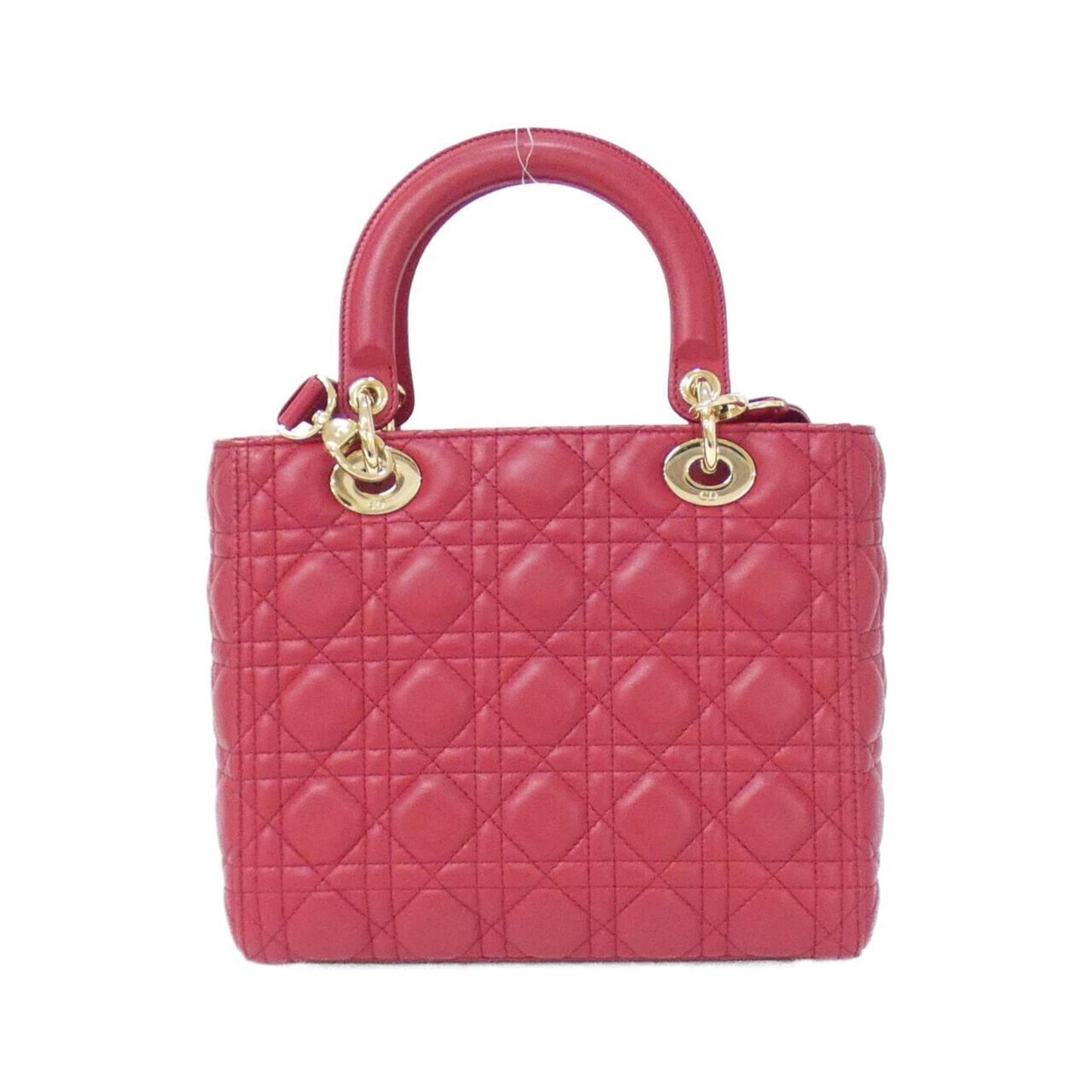 Christian Dior Cherry Red Leather Handbag ()