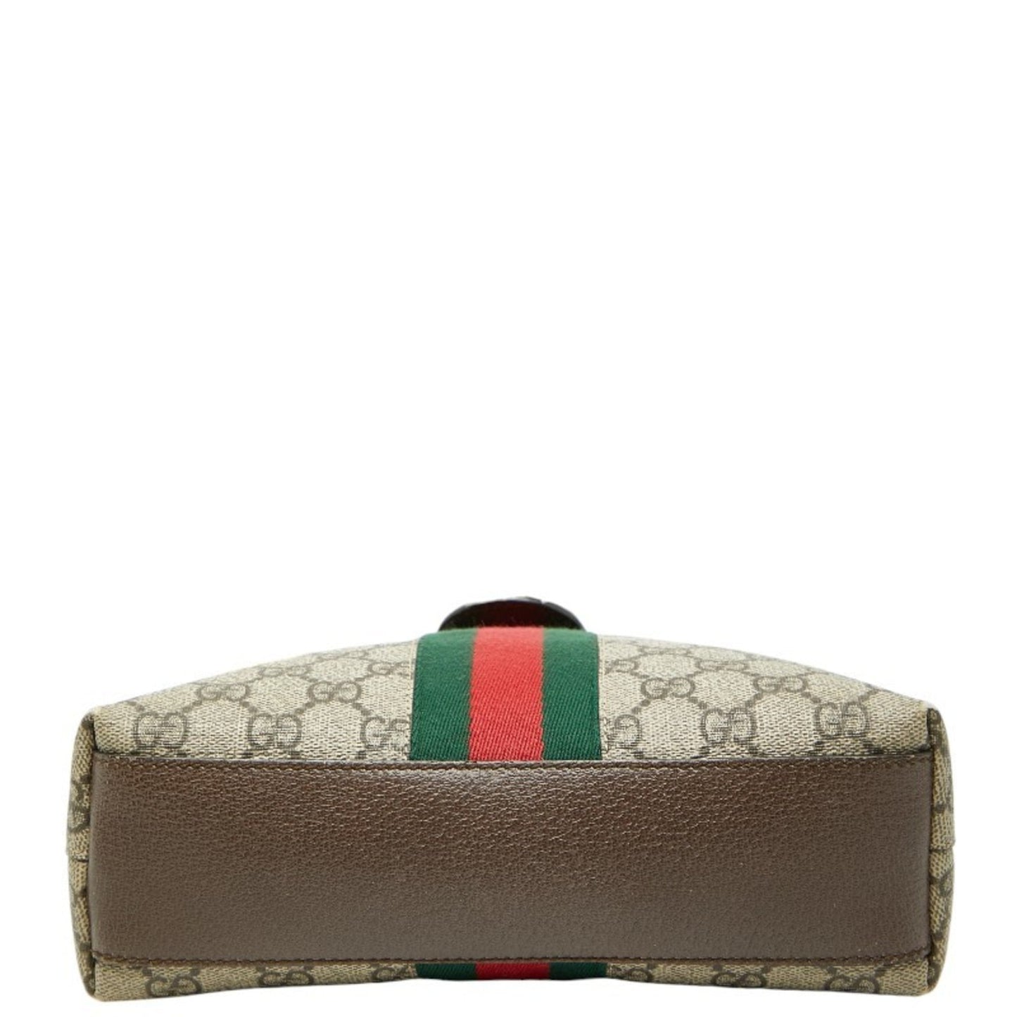 Gucci Beige Brown Suede Leather Shoulder Bag ( )