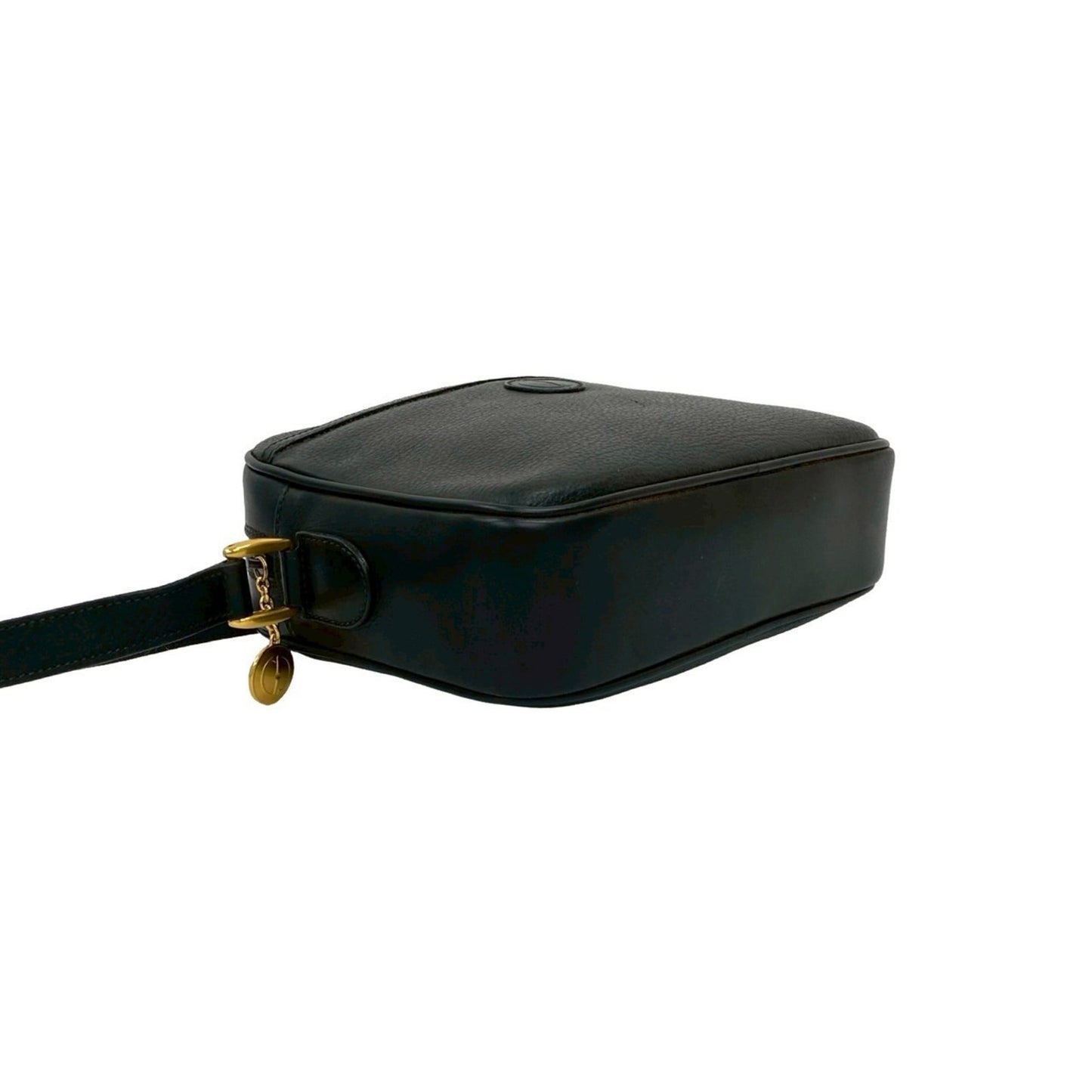 Gucci Black Leather Pochette Shoulder Bag ( )