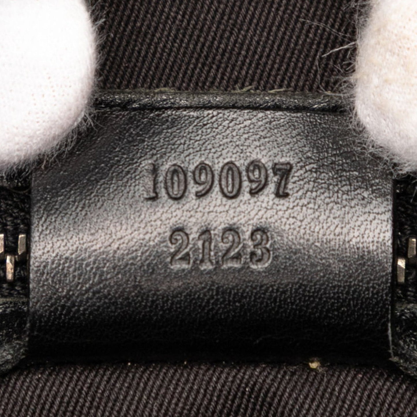 Gucci Black Canvas Leather Shoulder Bag ( )