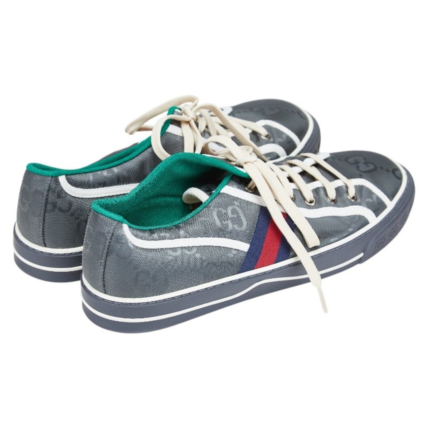Gucci Gray Multi-Color Sneakers ( )