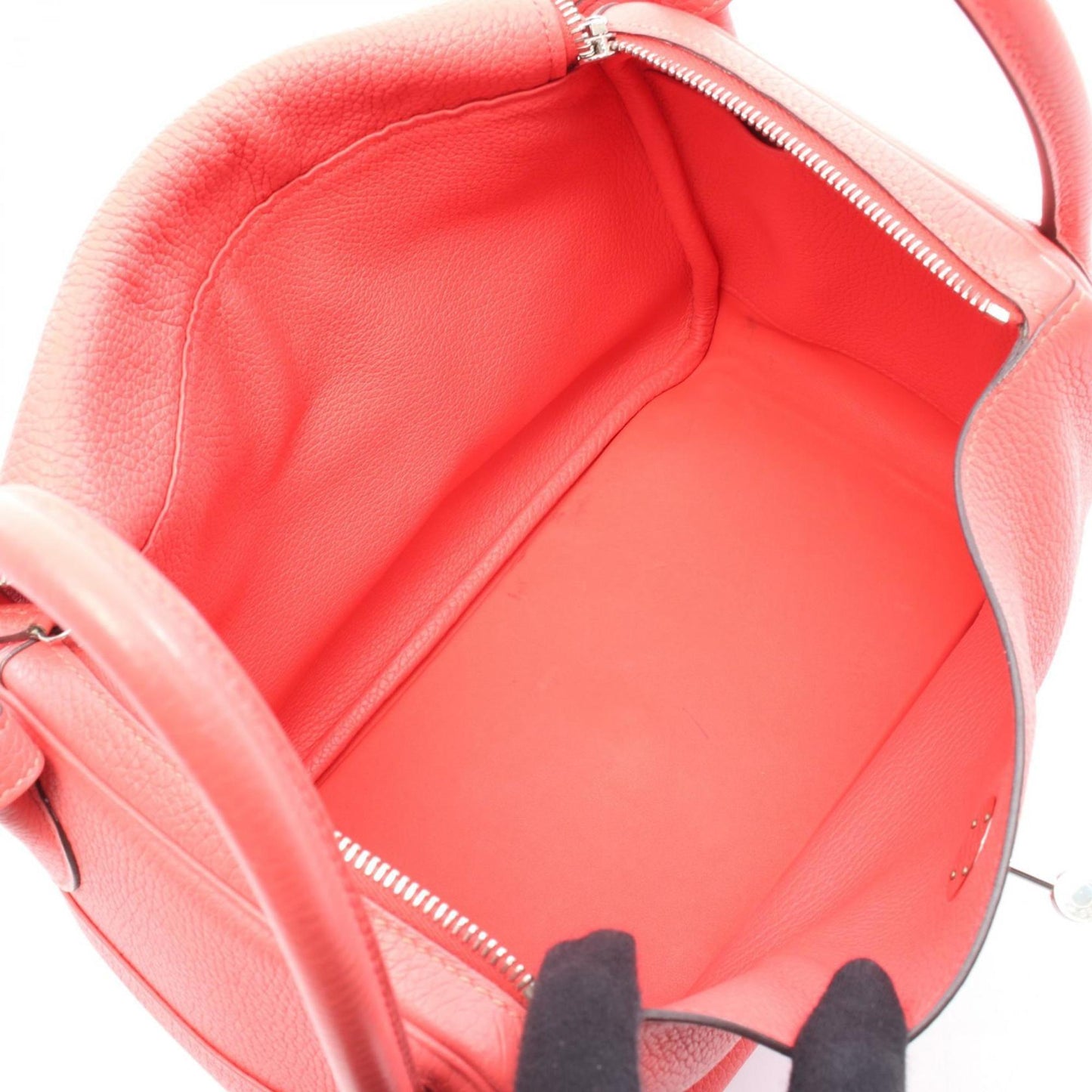 Hermes Lindy Pink Taurillon Clemence Leather Shoulder Bag ( )