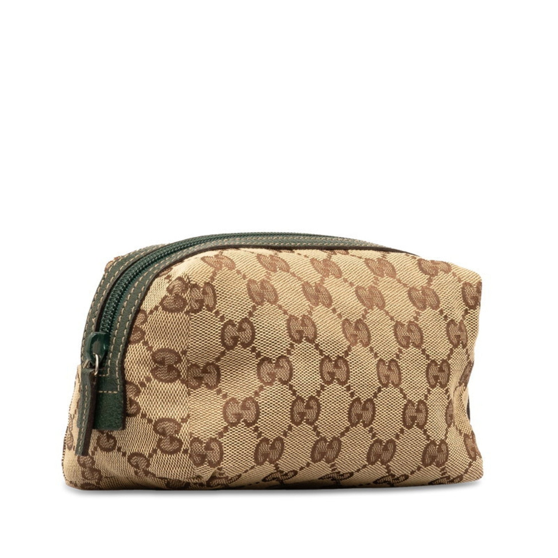 Gucci Leather Canvas Clutch