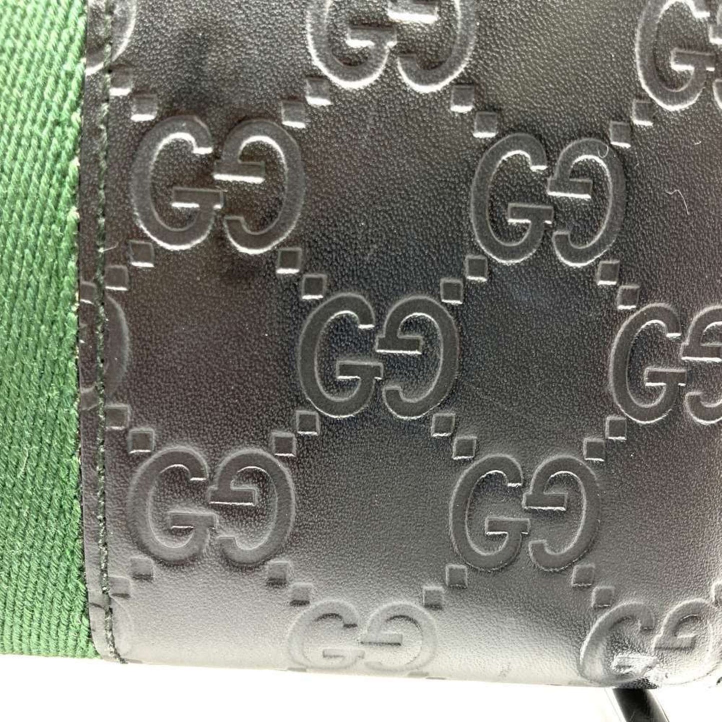 Gucci Black Gg Canvas Long Wallet (Bi-Fold) ( )