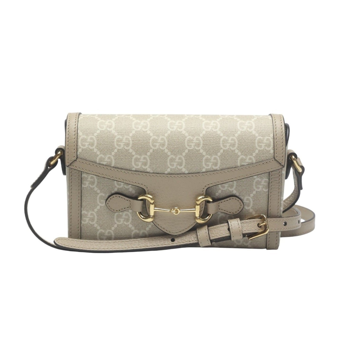 Gucci Beige Pvc Shoulder Bag ( )