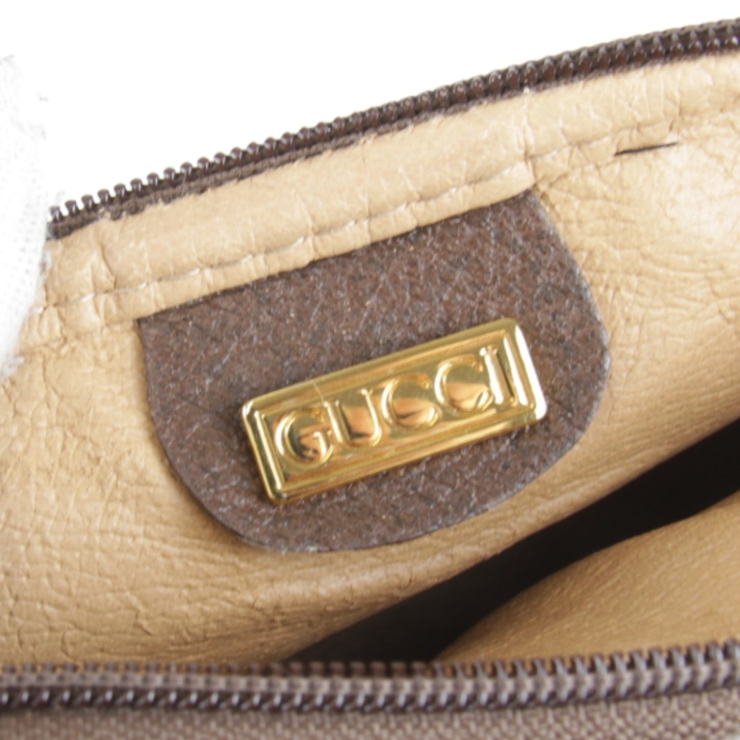 Gucci Brown Gg Supreme Pouch ( )