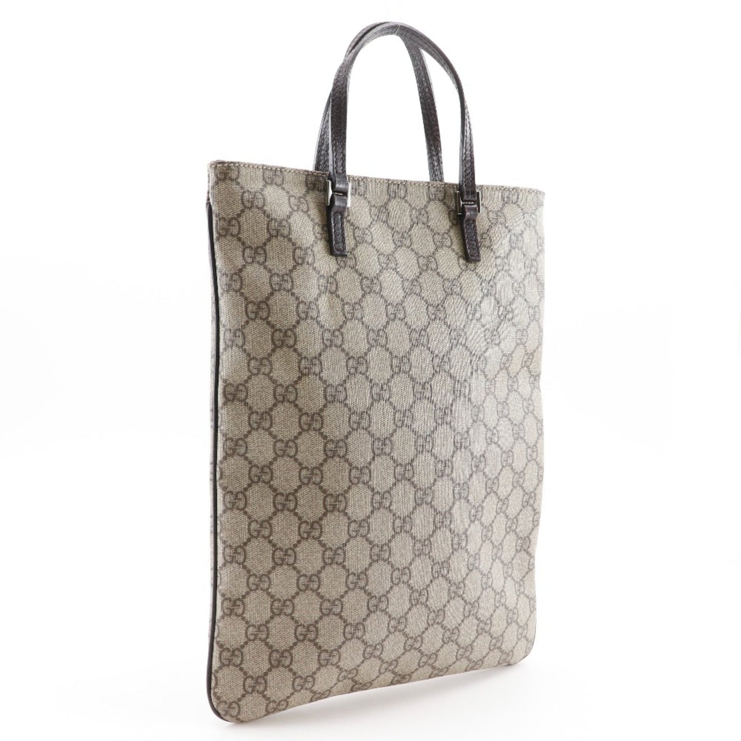 Gucci Brown Gg Supreme Handbag Tote Bag ( )