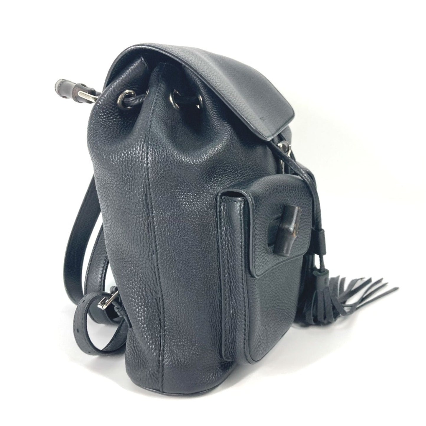 Gucci Black Leather Backpack ( )