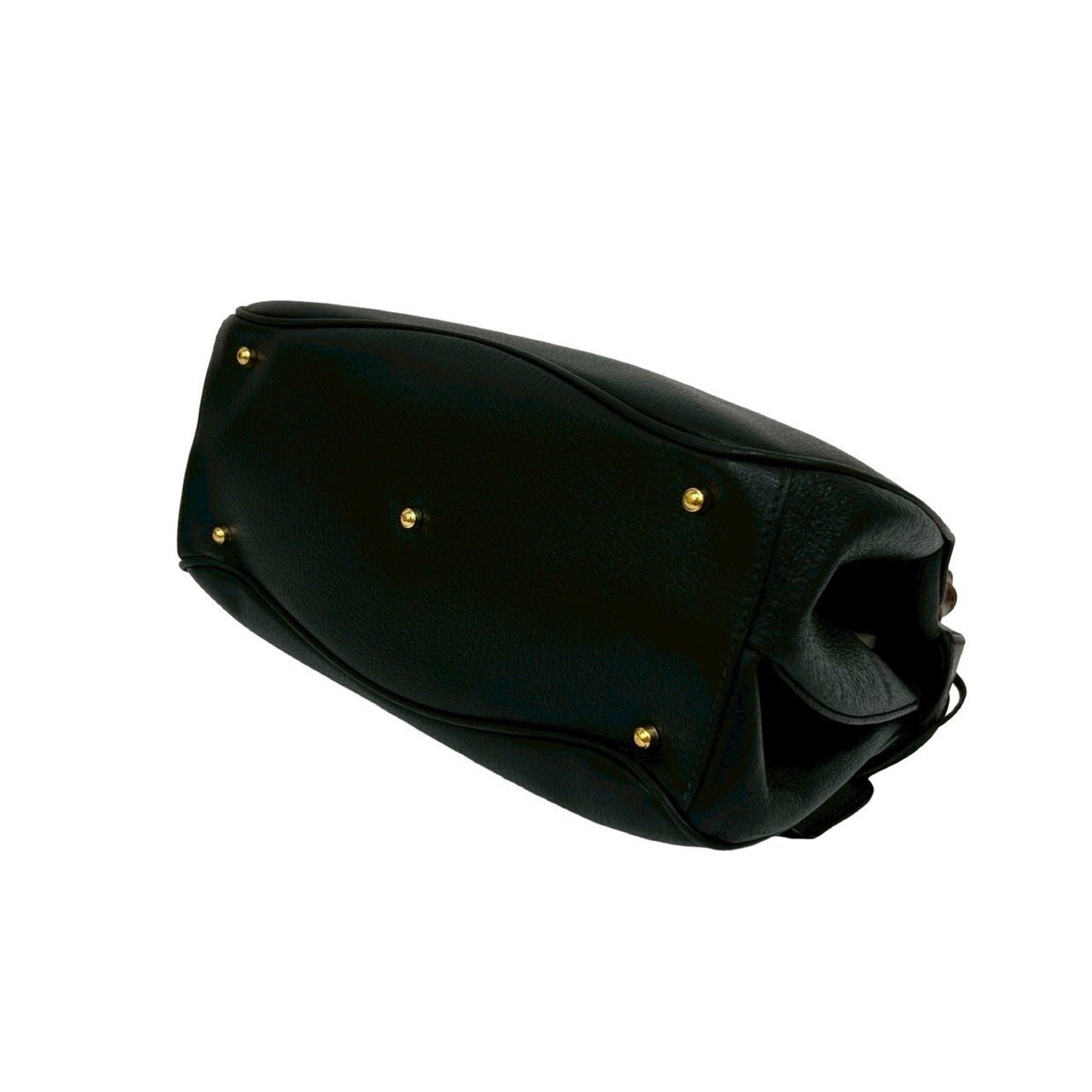 Gucci Black Leather Handbag ( )