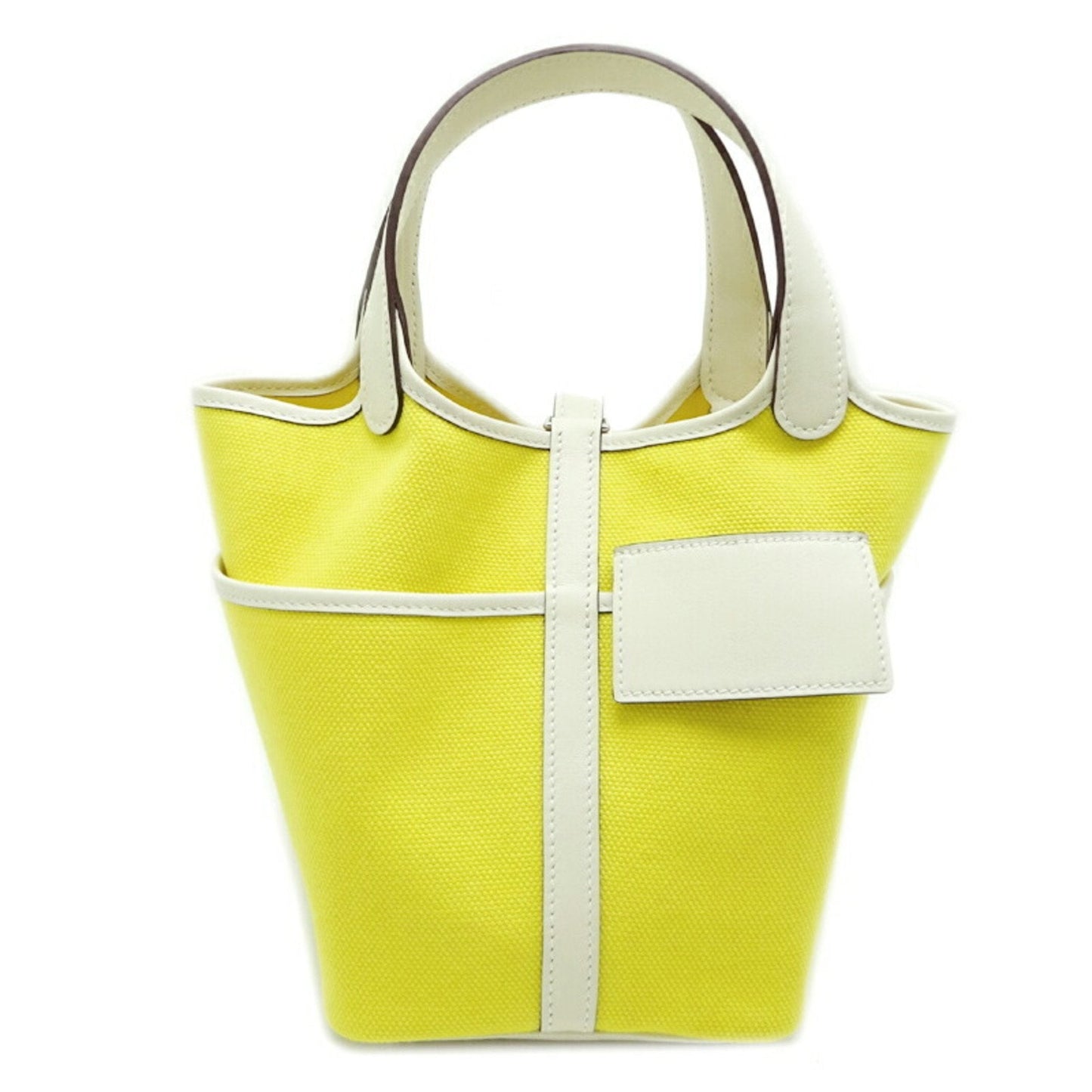 Hermes Picotin Yellow Swift Leather Handbag ( )
