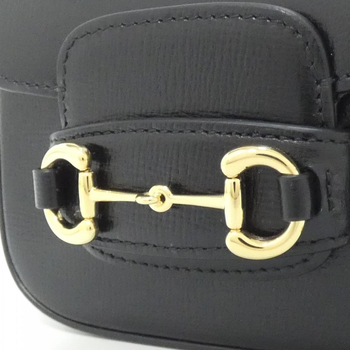 Gucci Black Leather Shoulder Bag ( )