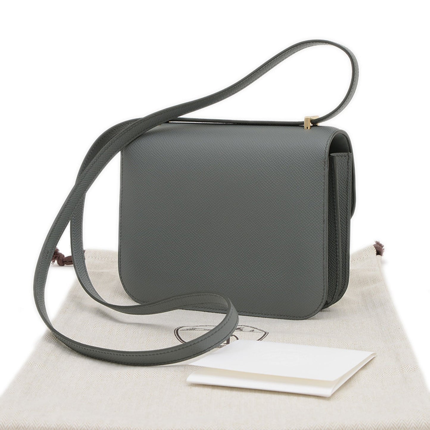 Hermes Constance Champagne Gold Epsom Leather Shoulder Bag ( )
