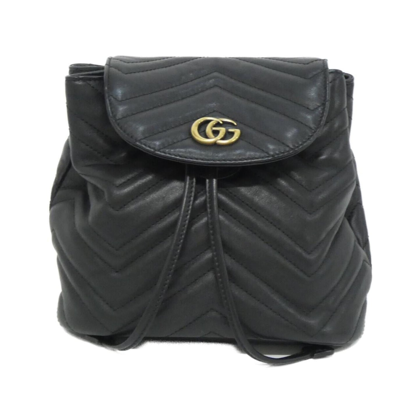Gucci Black Leather Backpack ( )