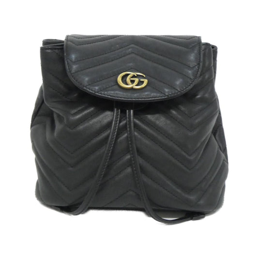 Gucci Black Leather Backpack ( )