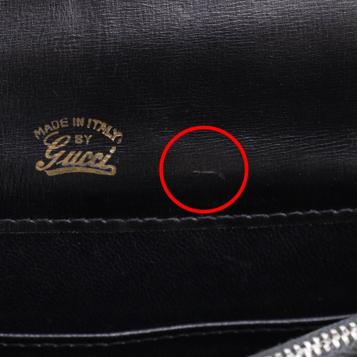 Gucci Black Leather Shoulder Bag ( )
